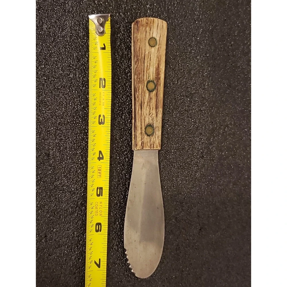 Spreader Knife Made In Japan‎ Brand Unknown Wood Handle